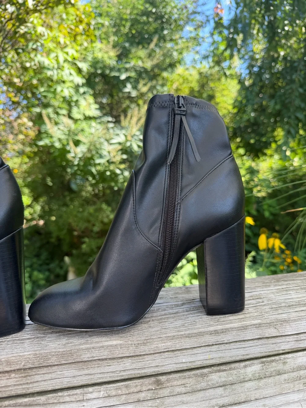 Rebecca Minkoff heels ankle zip